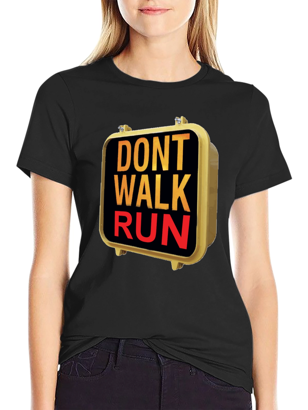 Dont Walk Run Graphic Tee