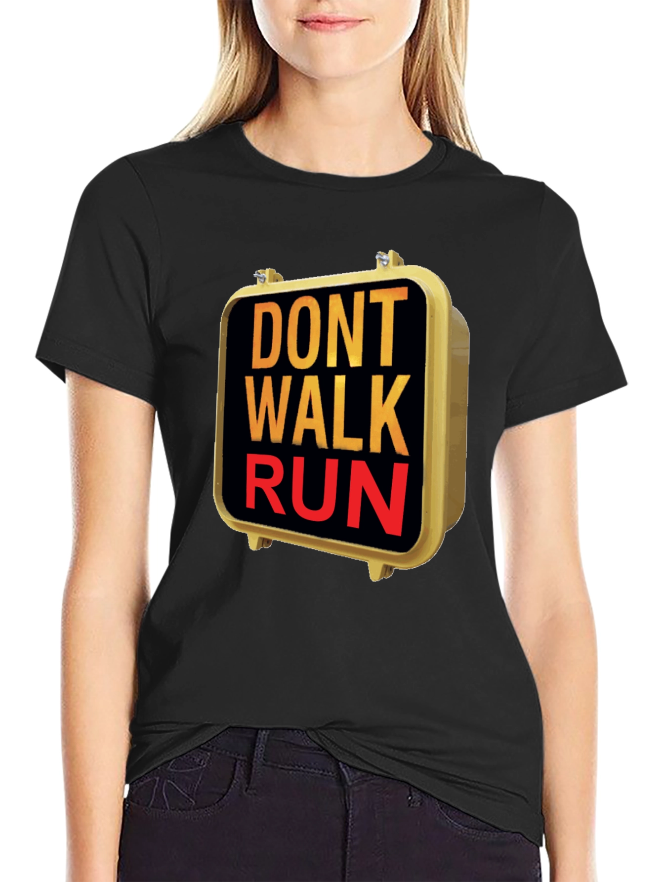 Dont Walk Run Graphic Tee