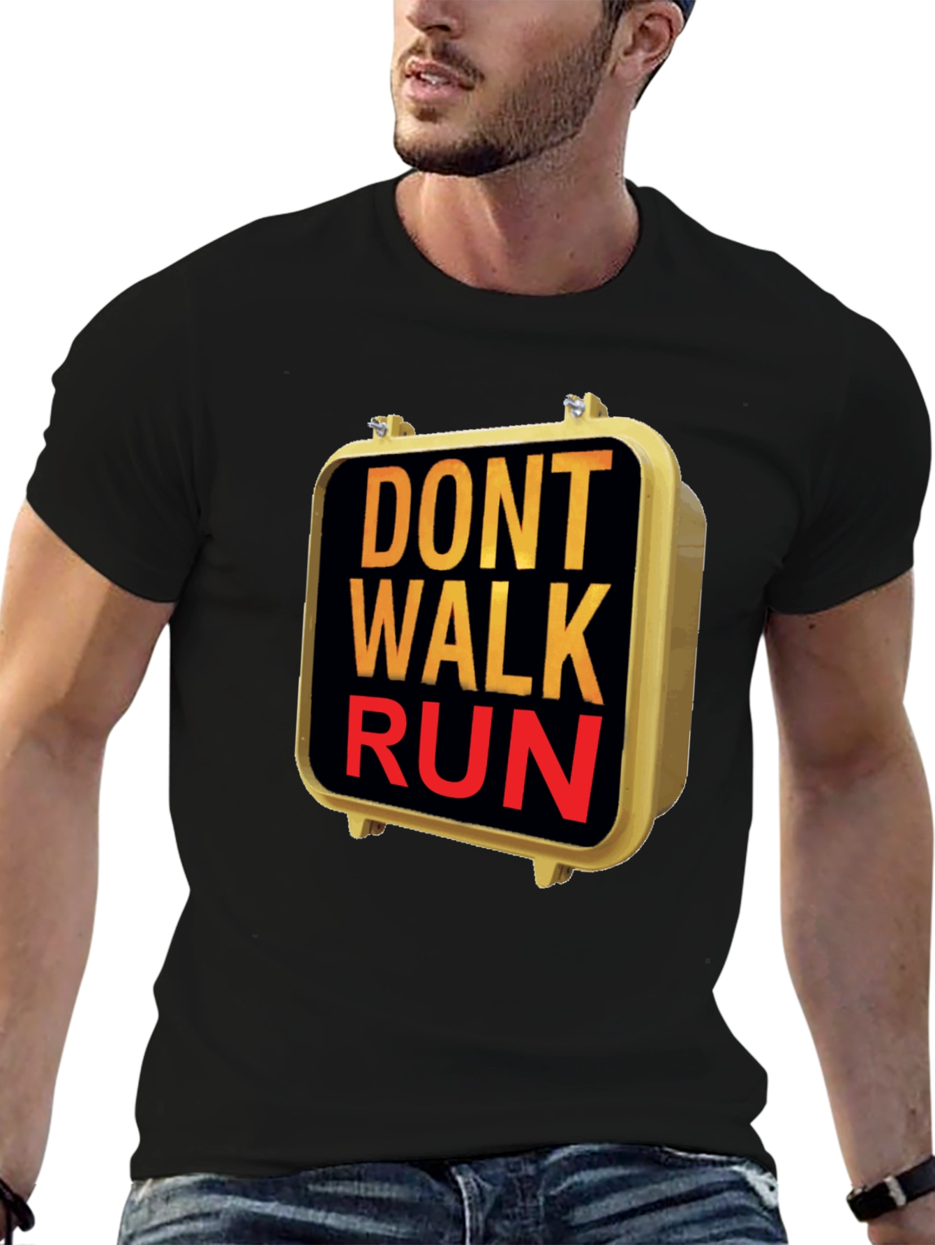 Dont Walk Run Graphic Tee