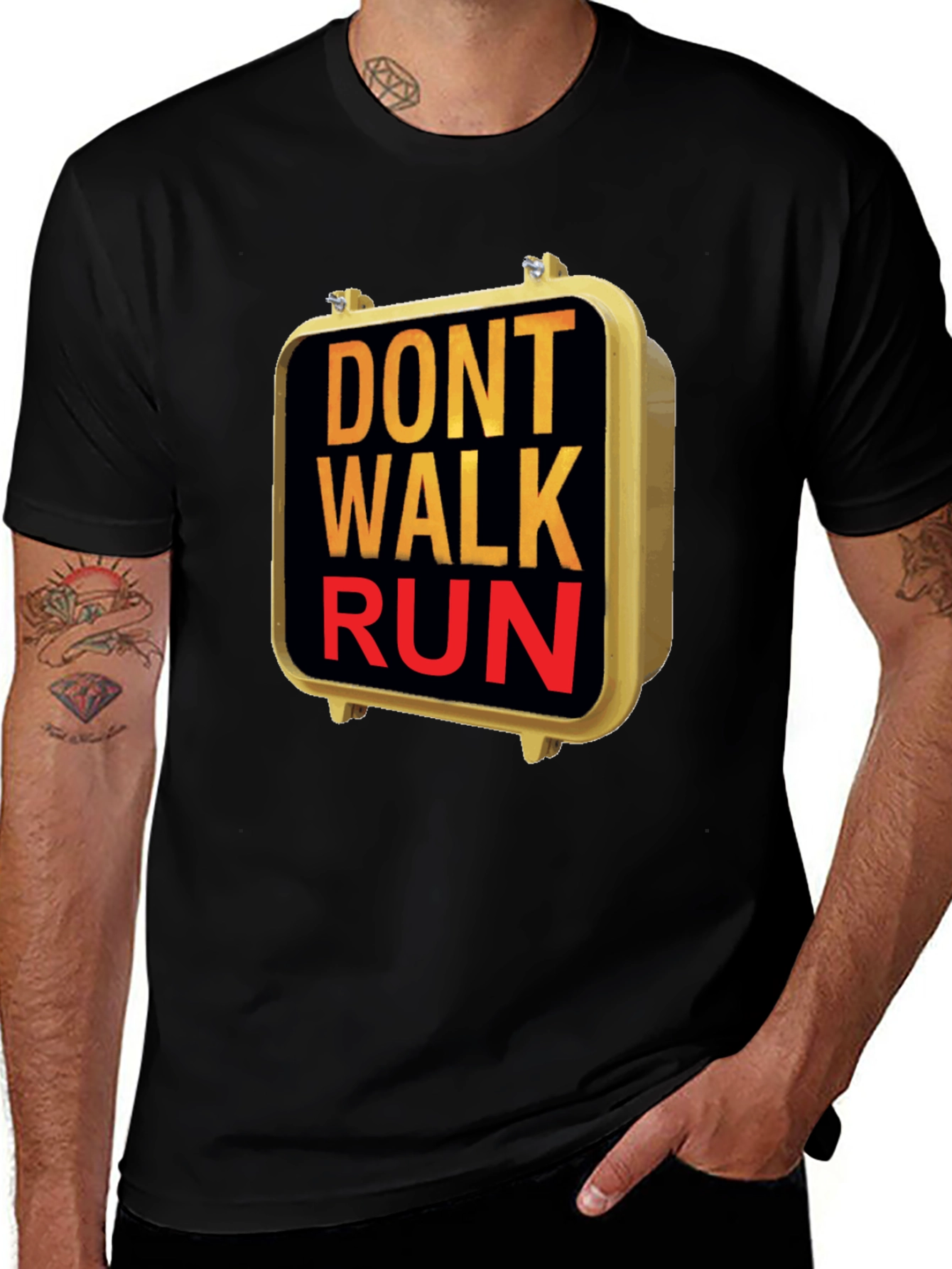 Dont Walk Run Graphic Tee