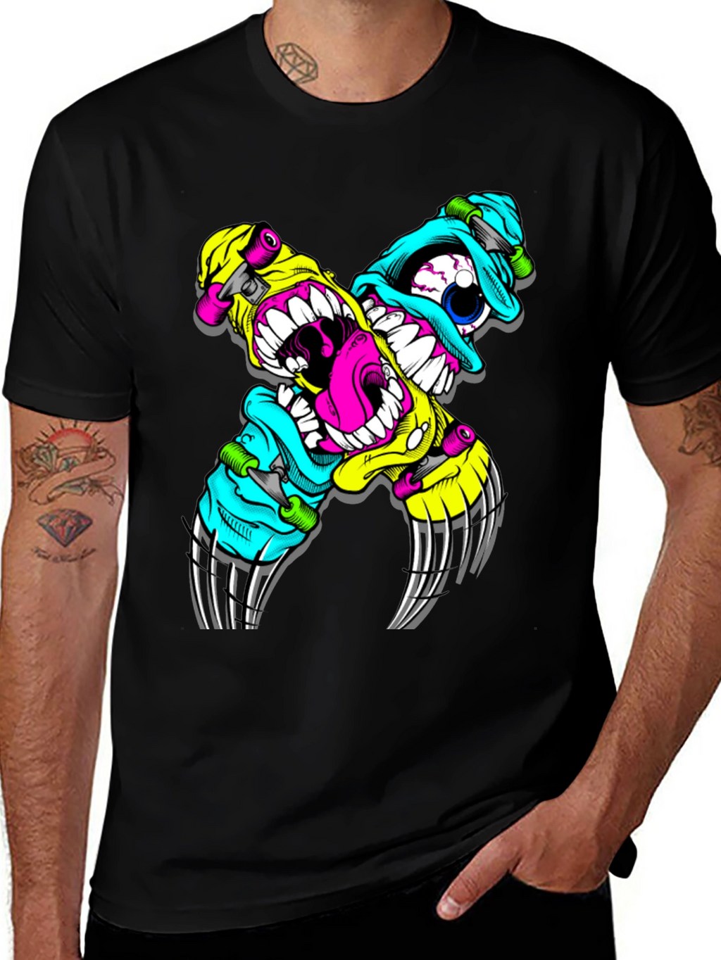 Skate Monster Graphic T-Shirt