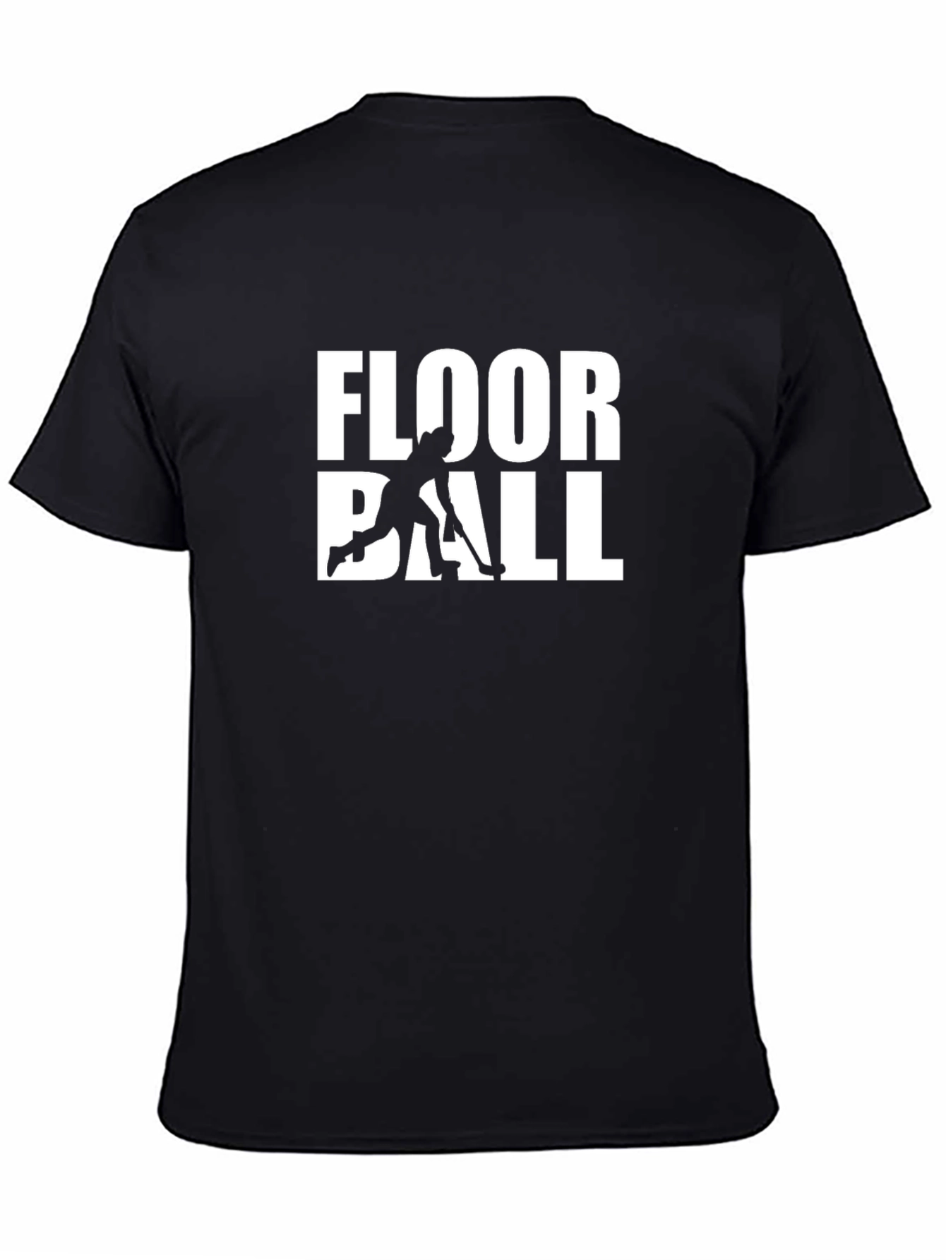 Floorball T-Shirt - Unisex Black Tee