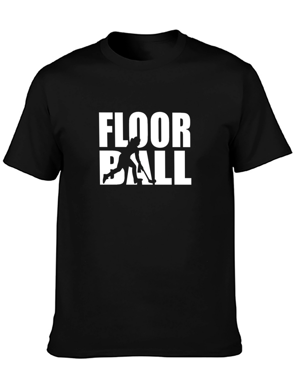 Floorball T-Shirt - Unisex Black Tee