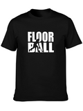 Floorball T-Shirt - Unisex Black Tee