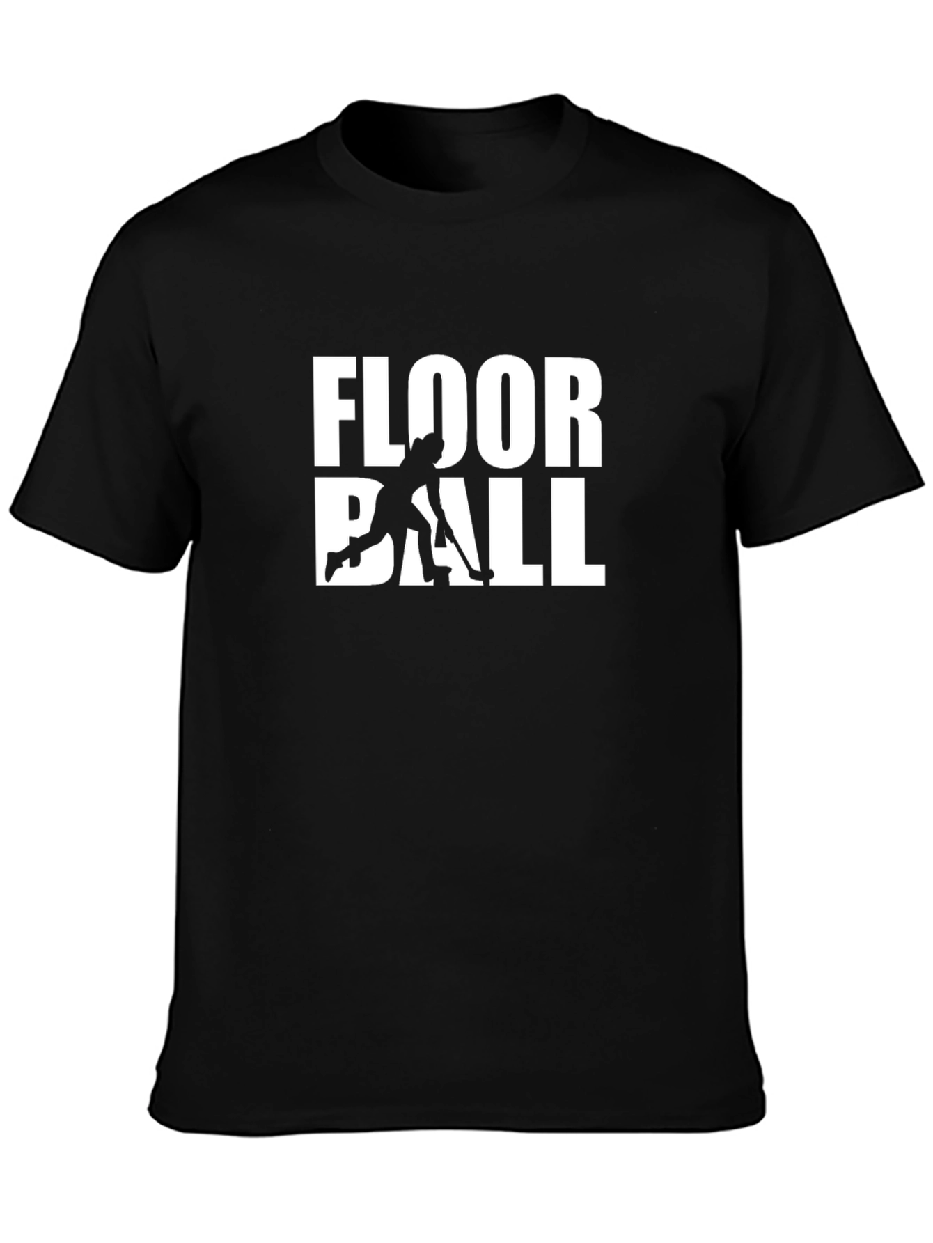 Floorball T-Shirt - Unisex Black Tee