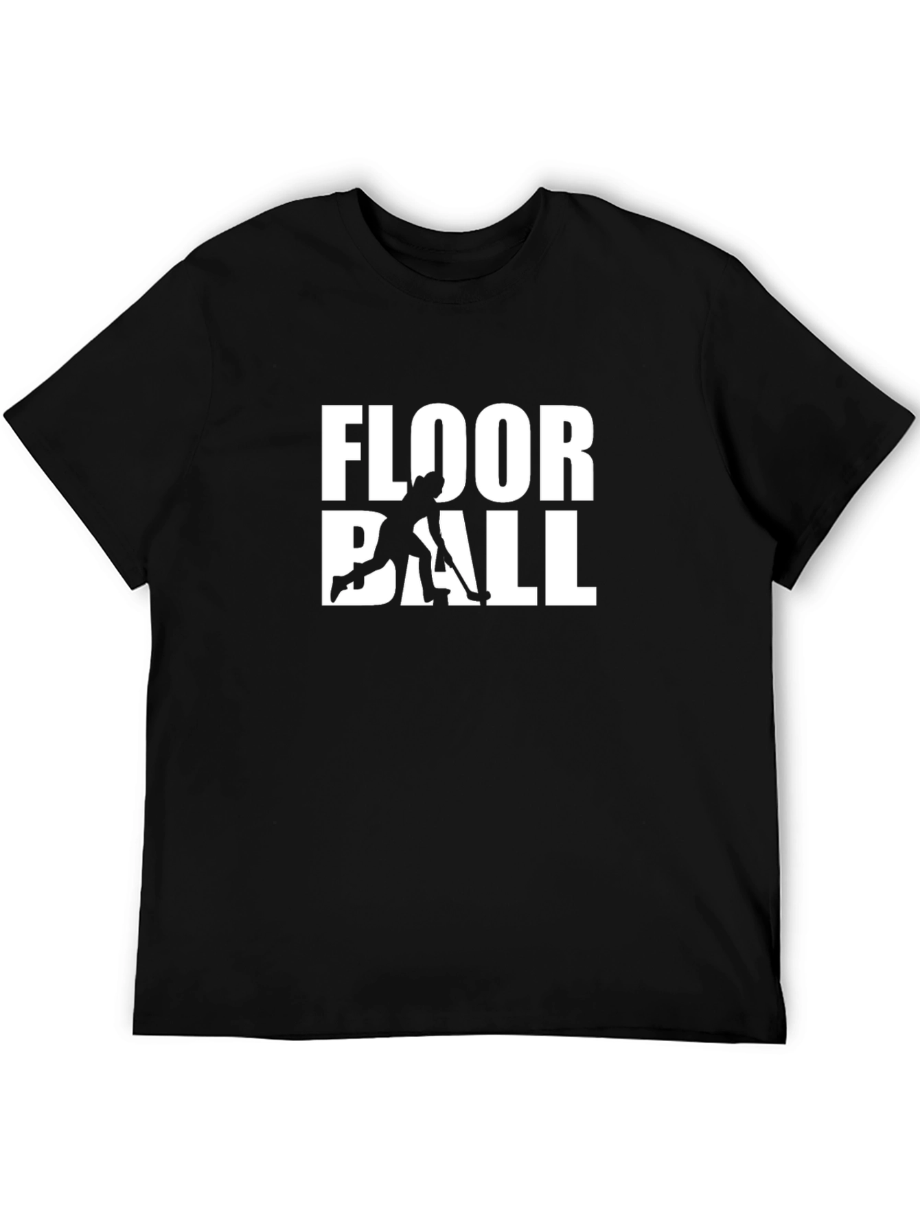 Floorball T-Shirt - Unisex Black Tee