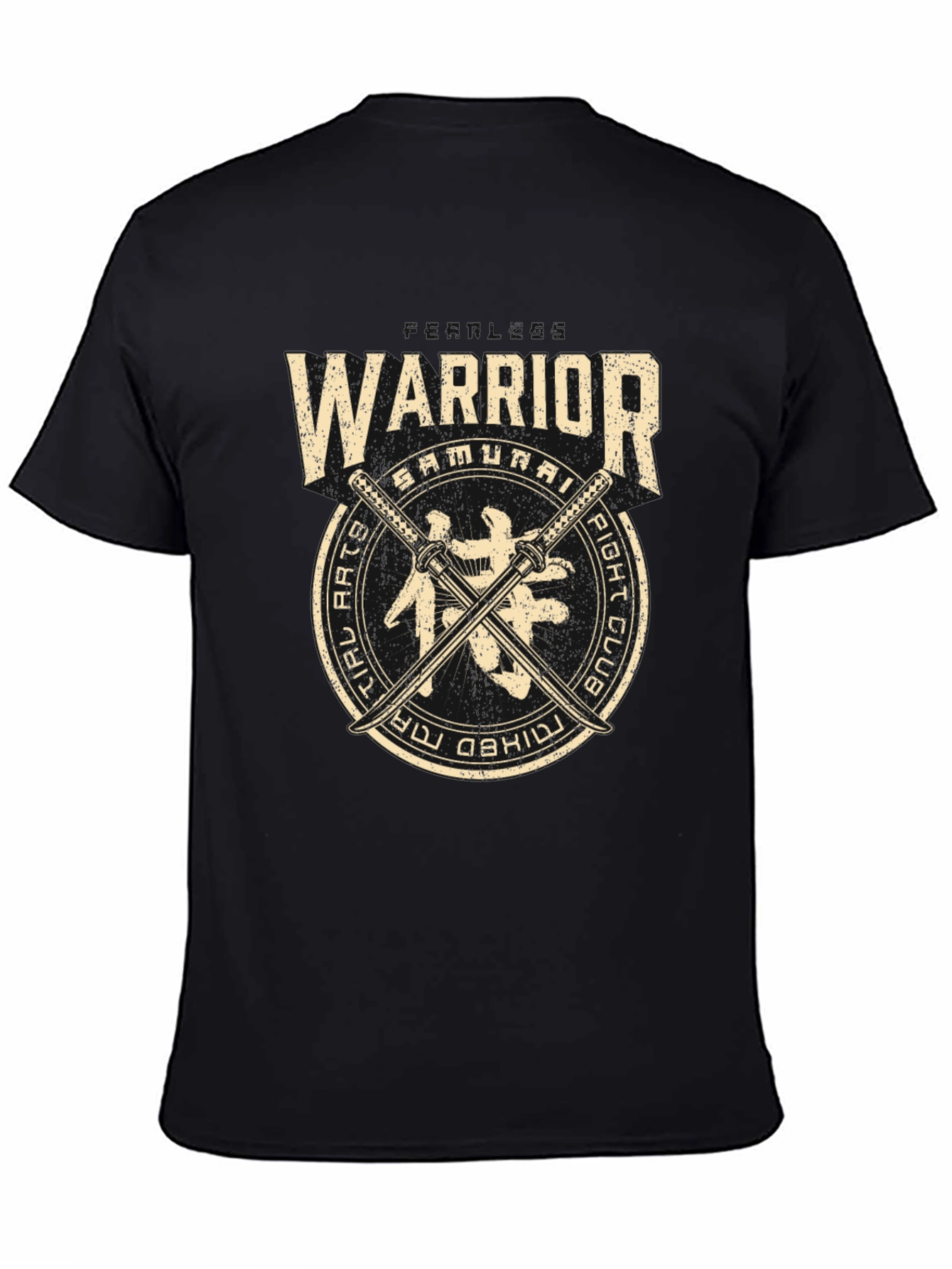 Warrior Samurai Fight Club T-Shirt - Mixed Martial Arts Tee