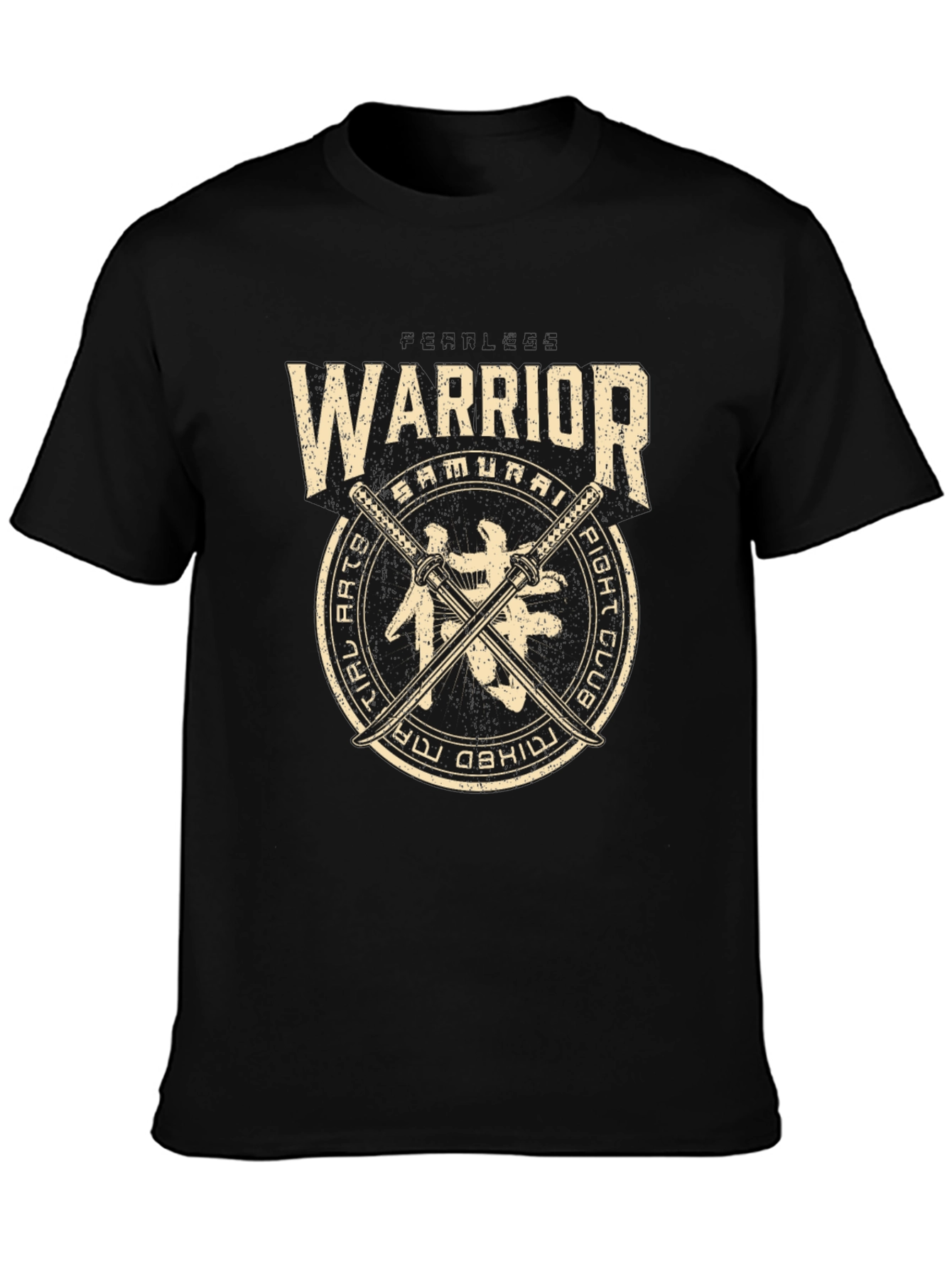Warrior Samurai Fight Club T-Shirt - Mixed Martial Arts Tee
