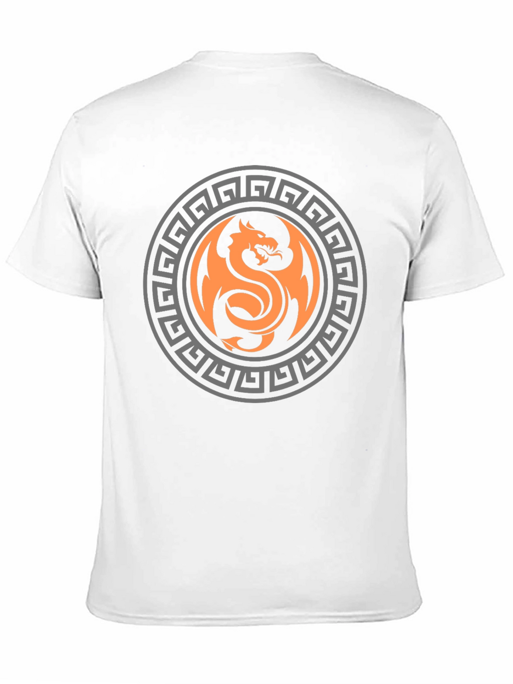 Dragon Circle Graphic Print T-Shirt - Bold & Stylish