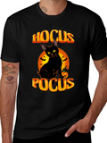 Hocus Pocus Black Cat Halloween T-Shirt