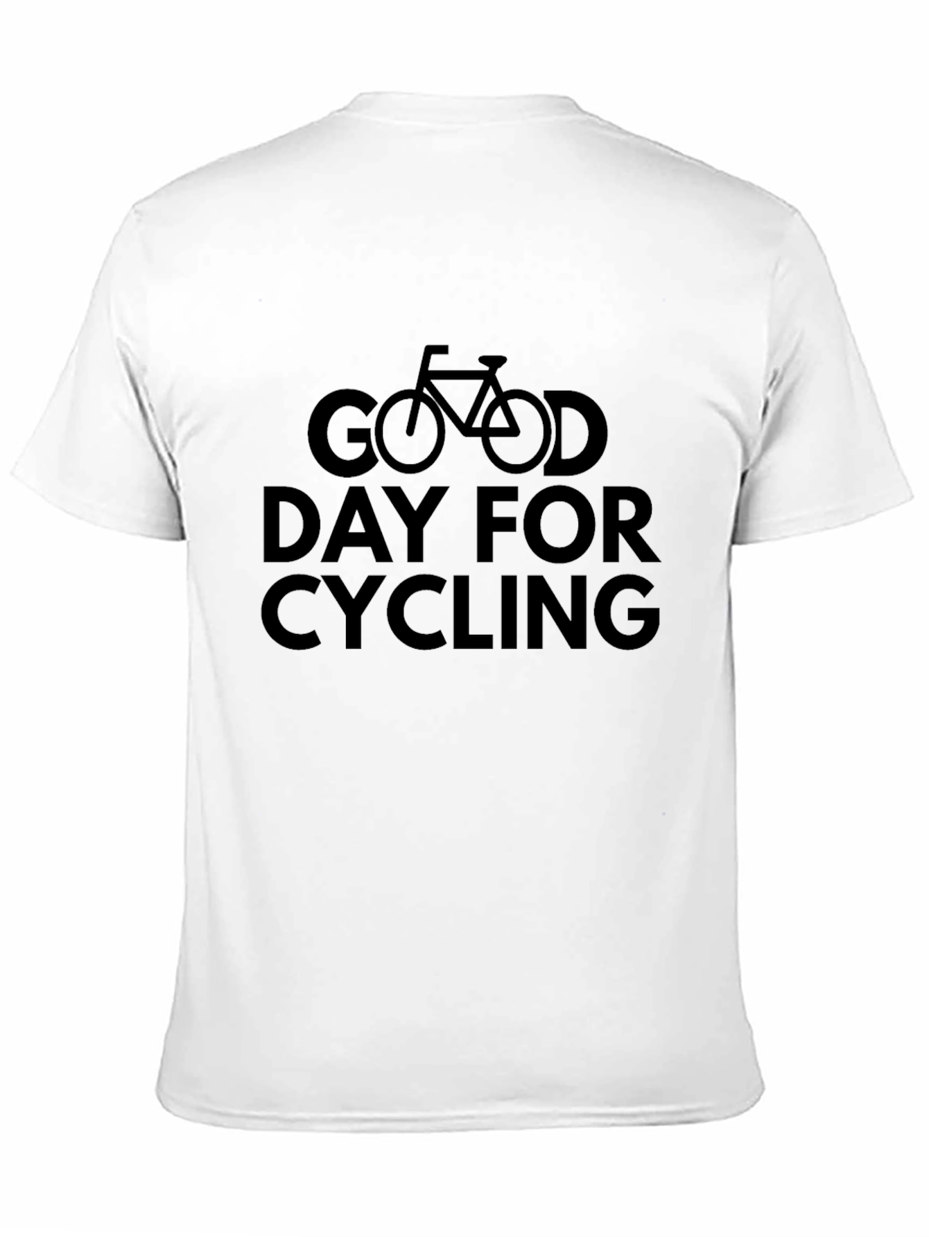 Good Day For Cycling Black T-Shirt