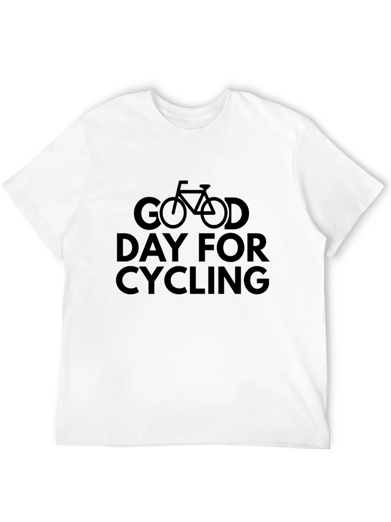 Good Day For Cycling Black T-Shirt