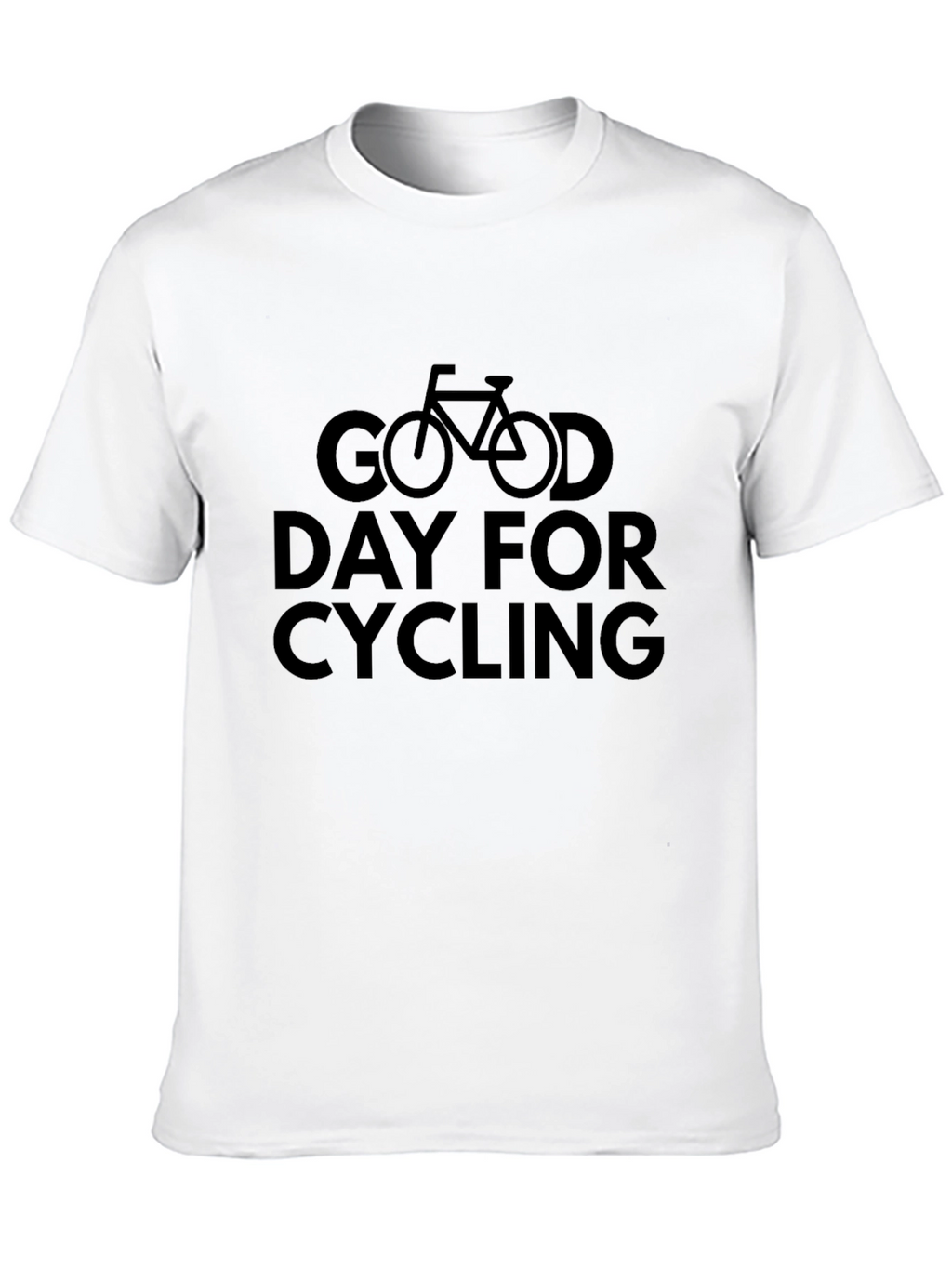 Good Day For Cycling Black T-Shirt