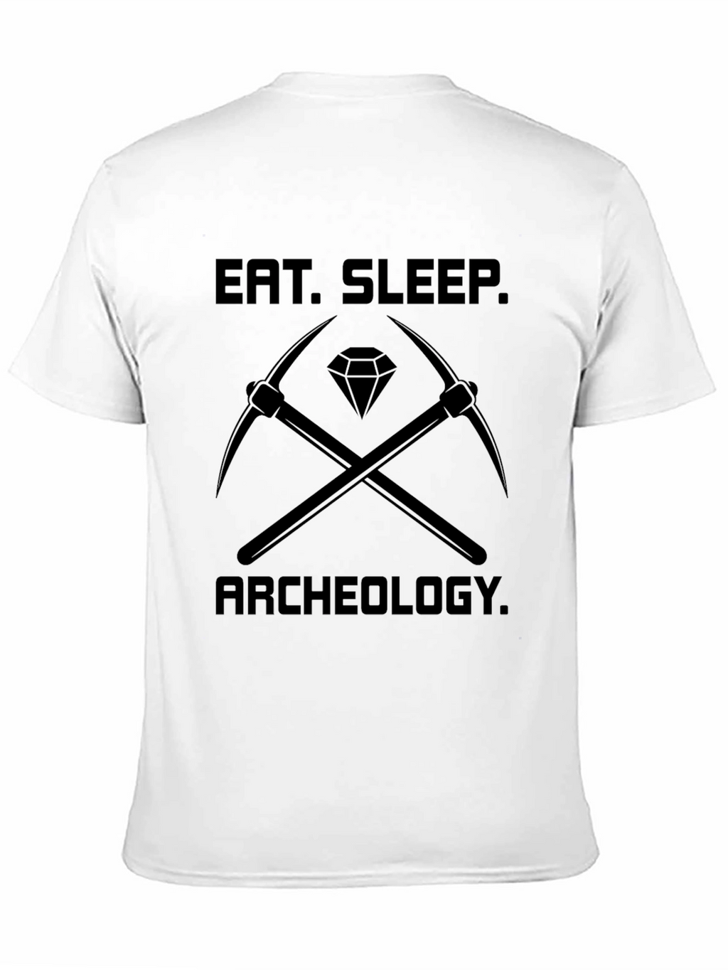Eat Sleep Archeology Black T-Shirt