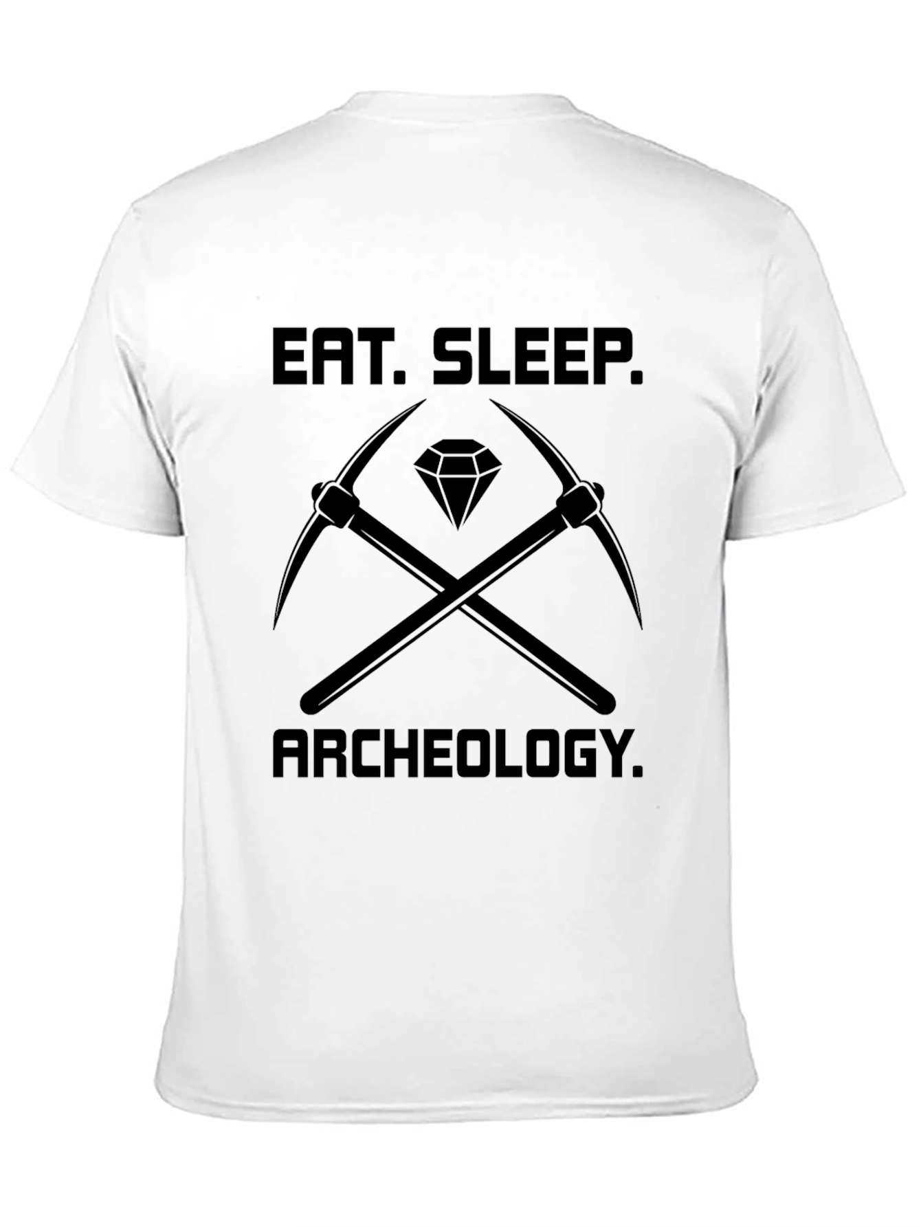 Eat Sleep Archeology Black T-Shirt