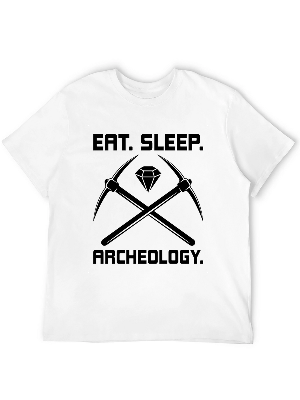 Eat Sleep Archeology Black T-Shirt