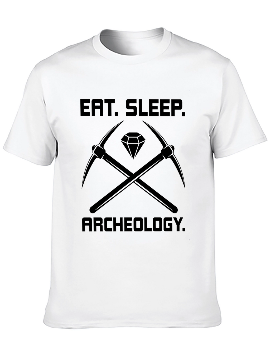 Eat Sleep Archeology Black T-Shirt