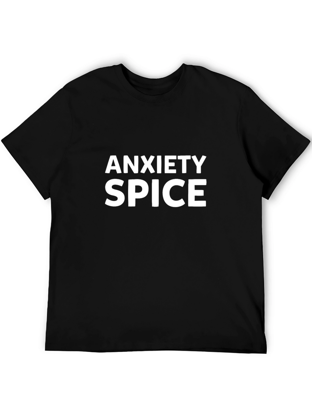 Anxiety Spice T-Shirt - Black Cotton Tee