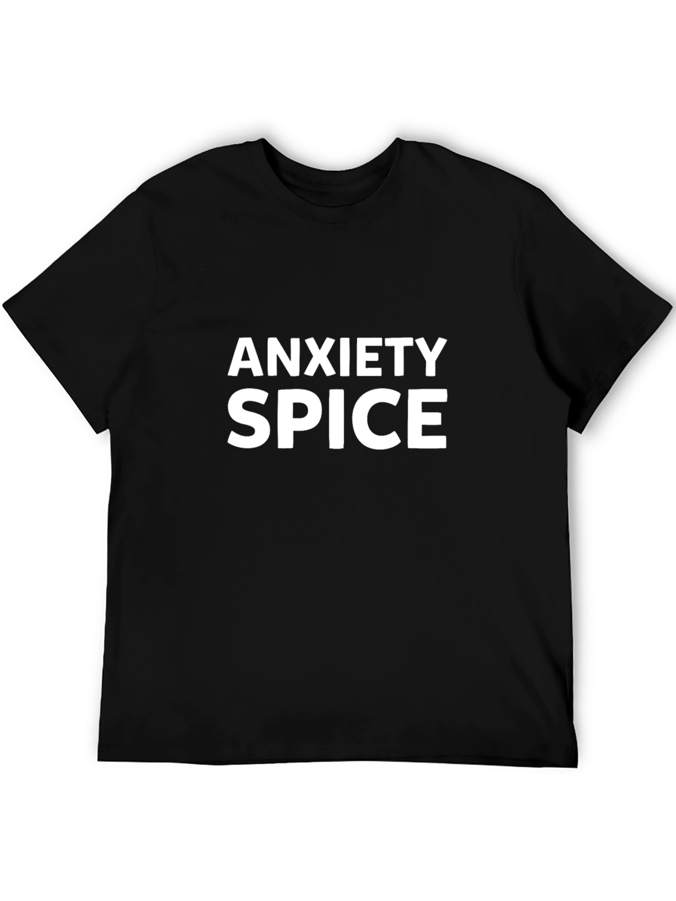 Anxiety Spice T-Shirt - Black Cotton Tee