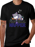 Professional Napper Cat T-Shirt