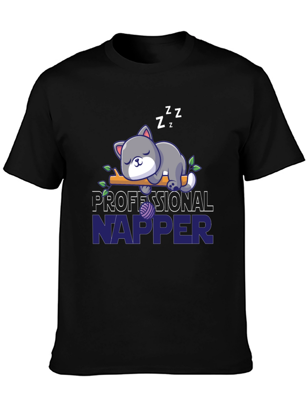Professional Napper Cat T-Shirt
