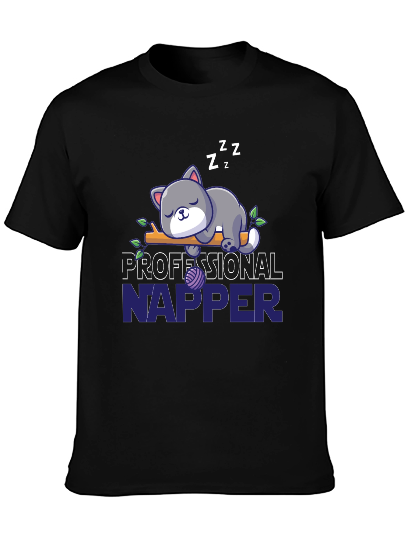 Professional Napper Cat T-Shirt