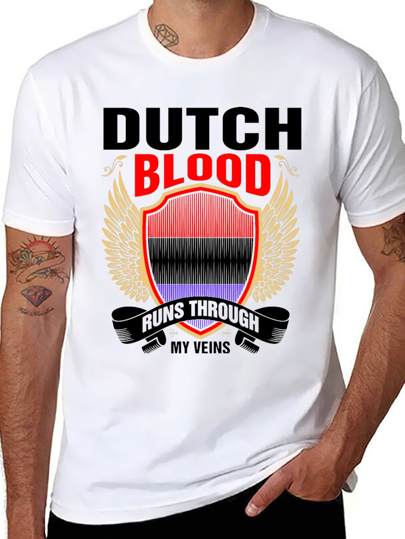 Dutch Blood Runs Through My Veins T-Shirt