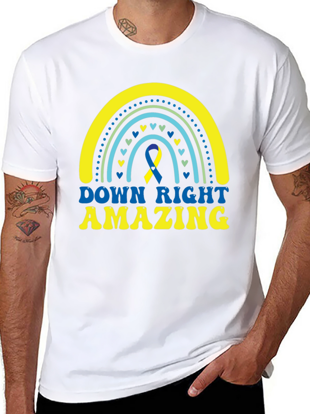 Down Right Amazing Down Syndrome Awareness T-Shirt
