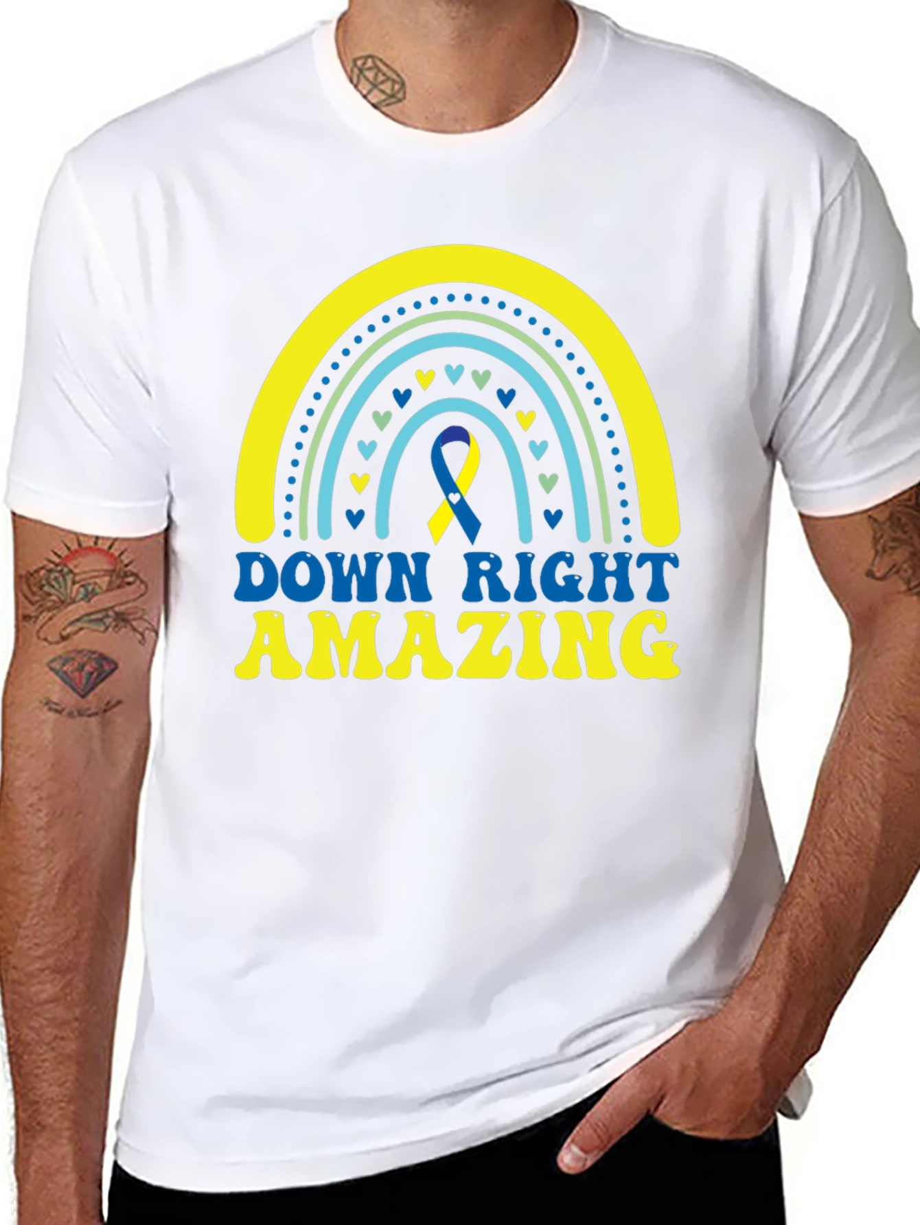 Down Right Amazing Down Syndrome Awareness T-Shirt