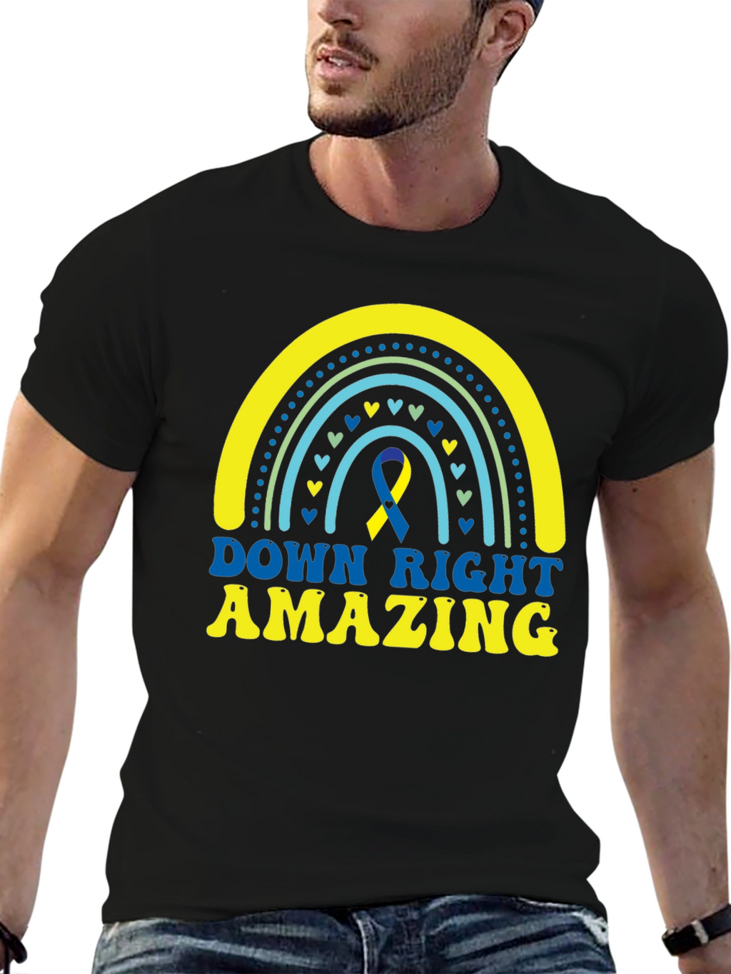 Down Right Amazing Down Syndrome Awareness T-Shirt