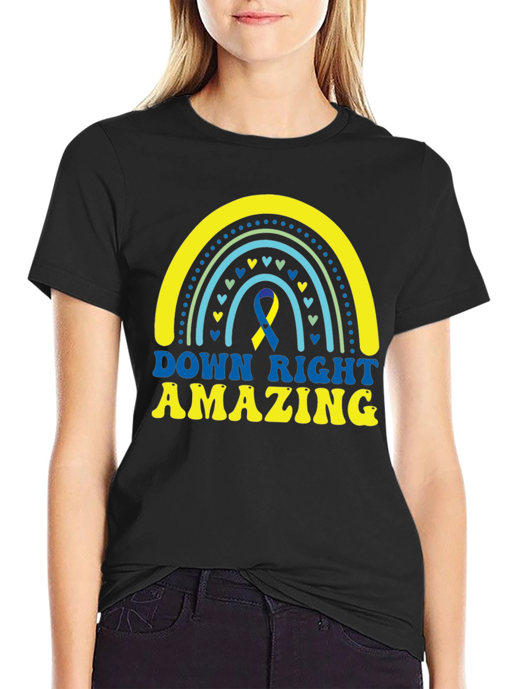 Down Right Amazing Down Syndrome Awareness T-Shirt
