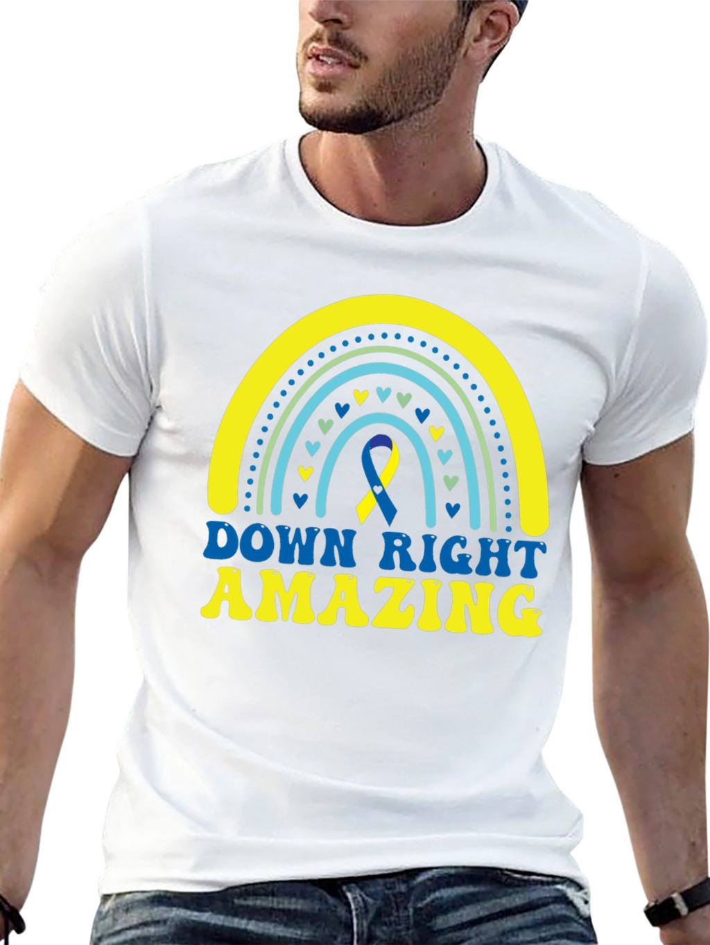 Down Right Amazing Down Syndrome Awareness T-Shirt