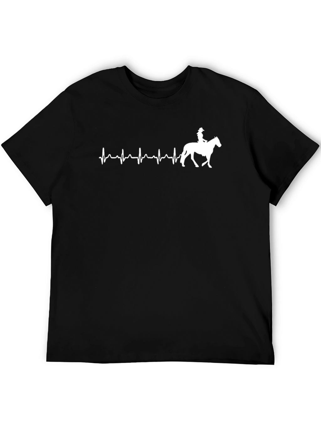 Horse Rider Heartbeat T-Shirt