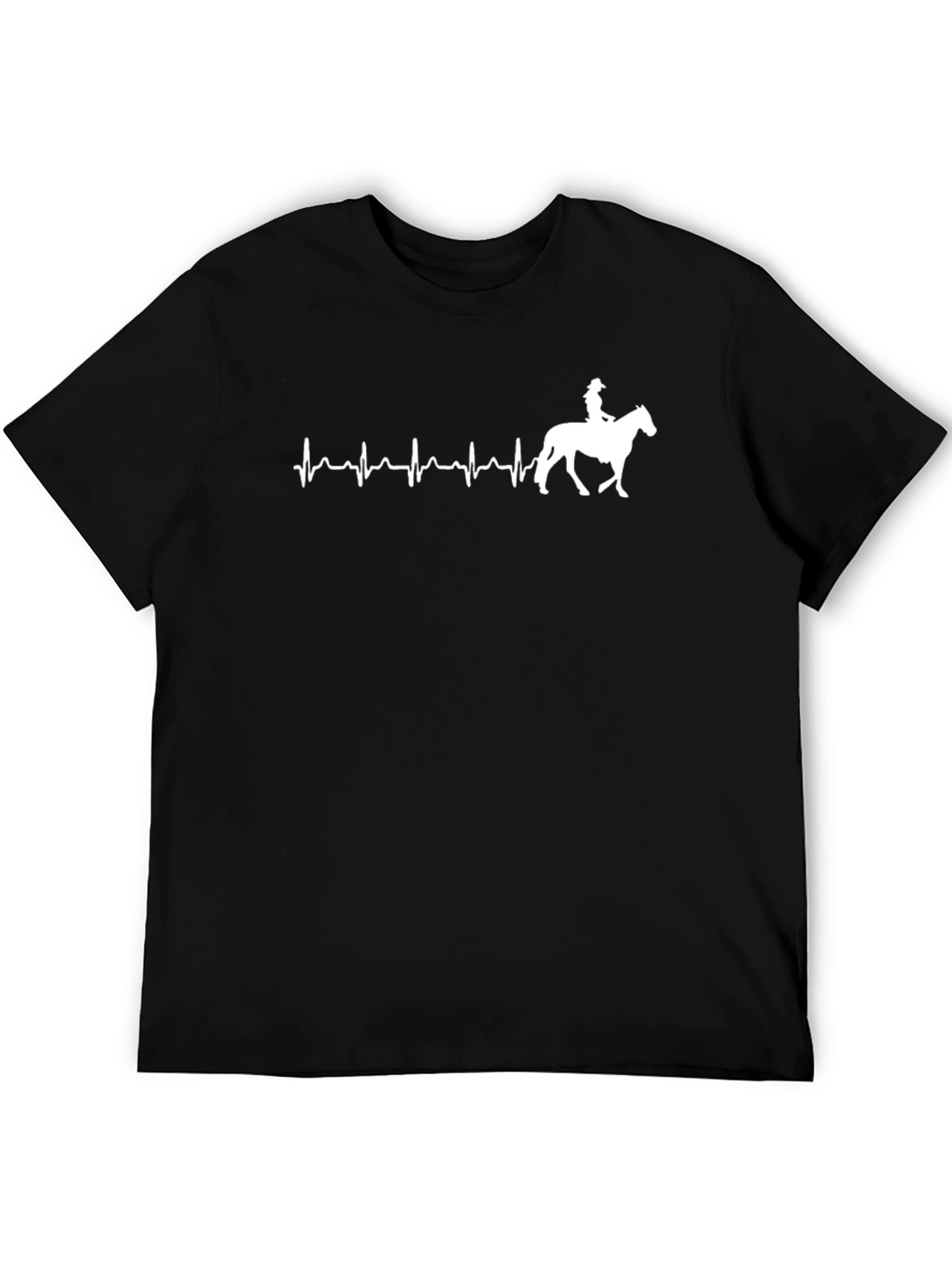 Horse Rider Heartbeat T-Shirt