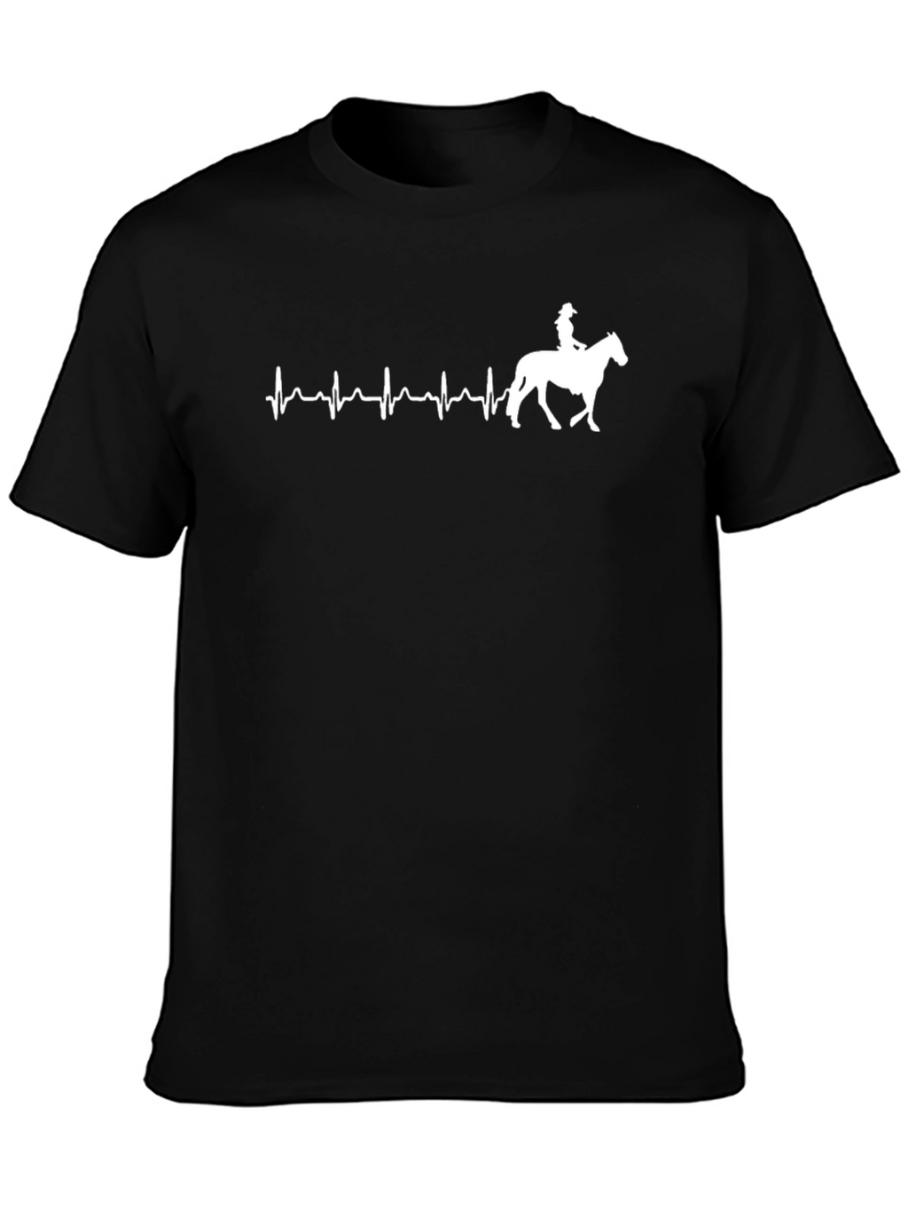 Horse Rider Heartbeat T-Shirt