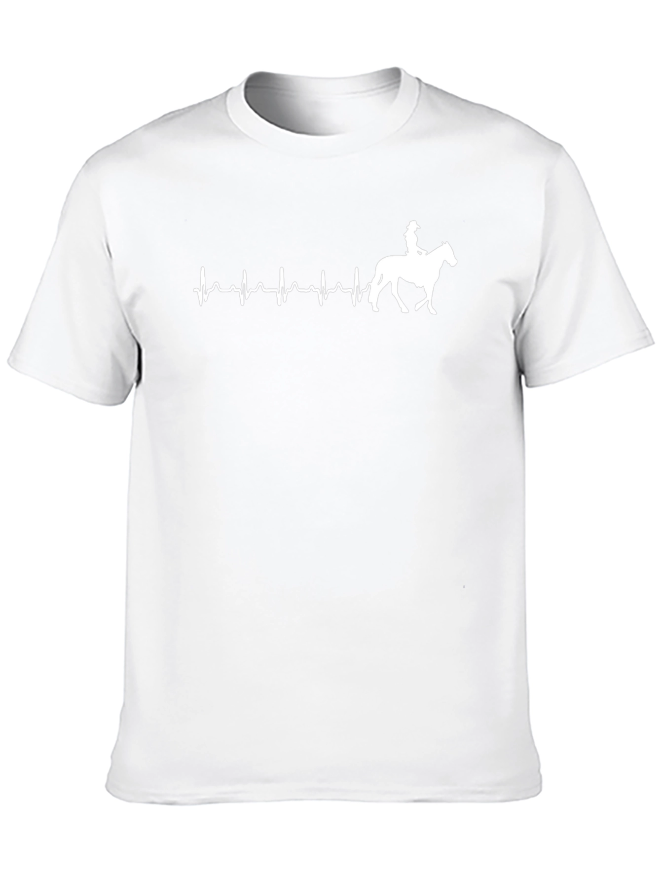 Horse Rider Heartbeat T-Shirt