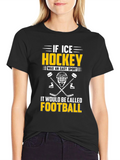 Ice Hockey Easy Sport T-Shirt