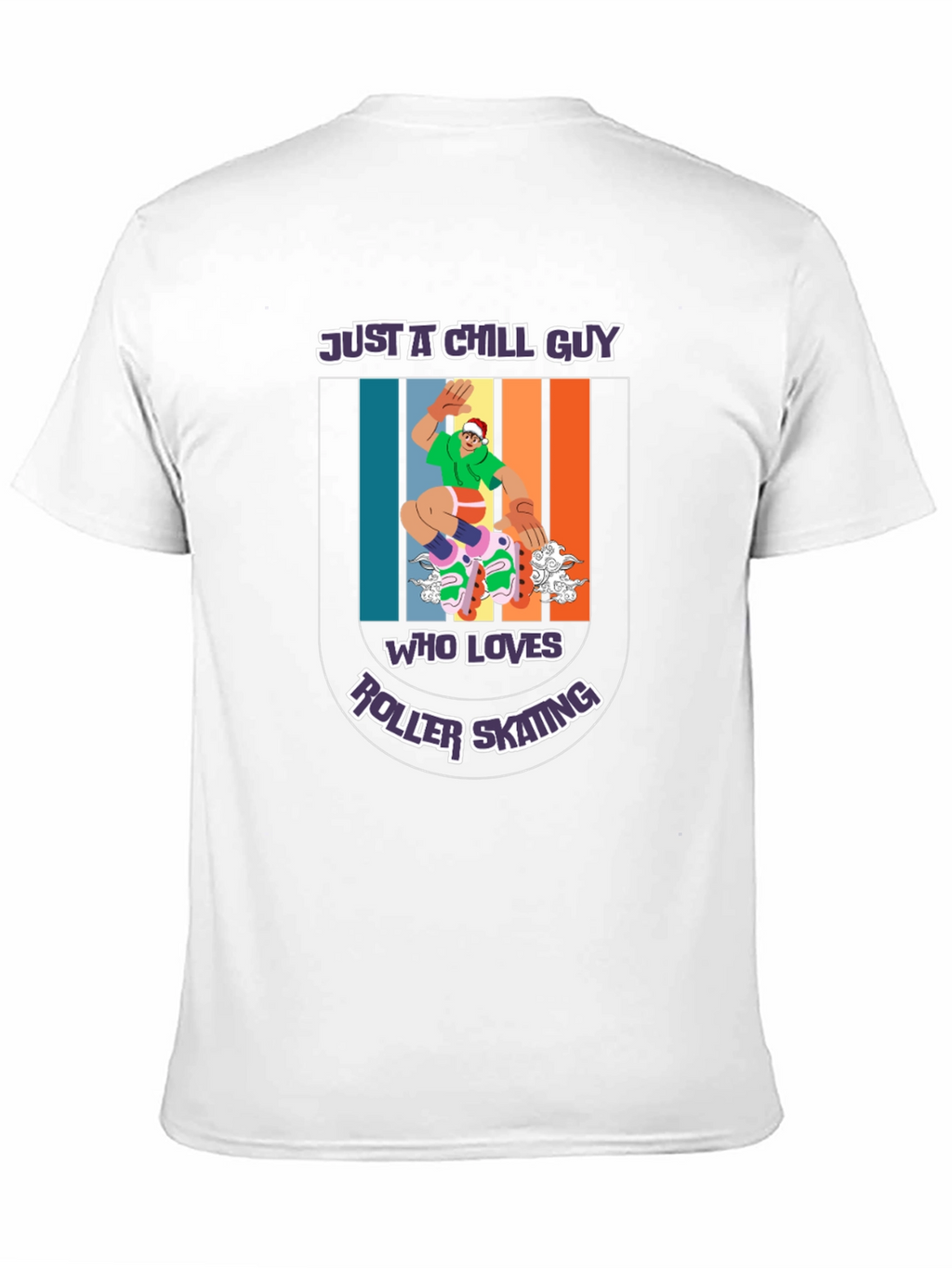 Chill Guy Roller Skating Graphic Tee