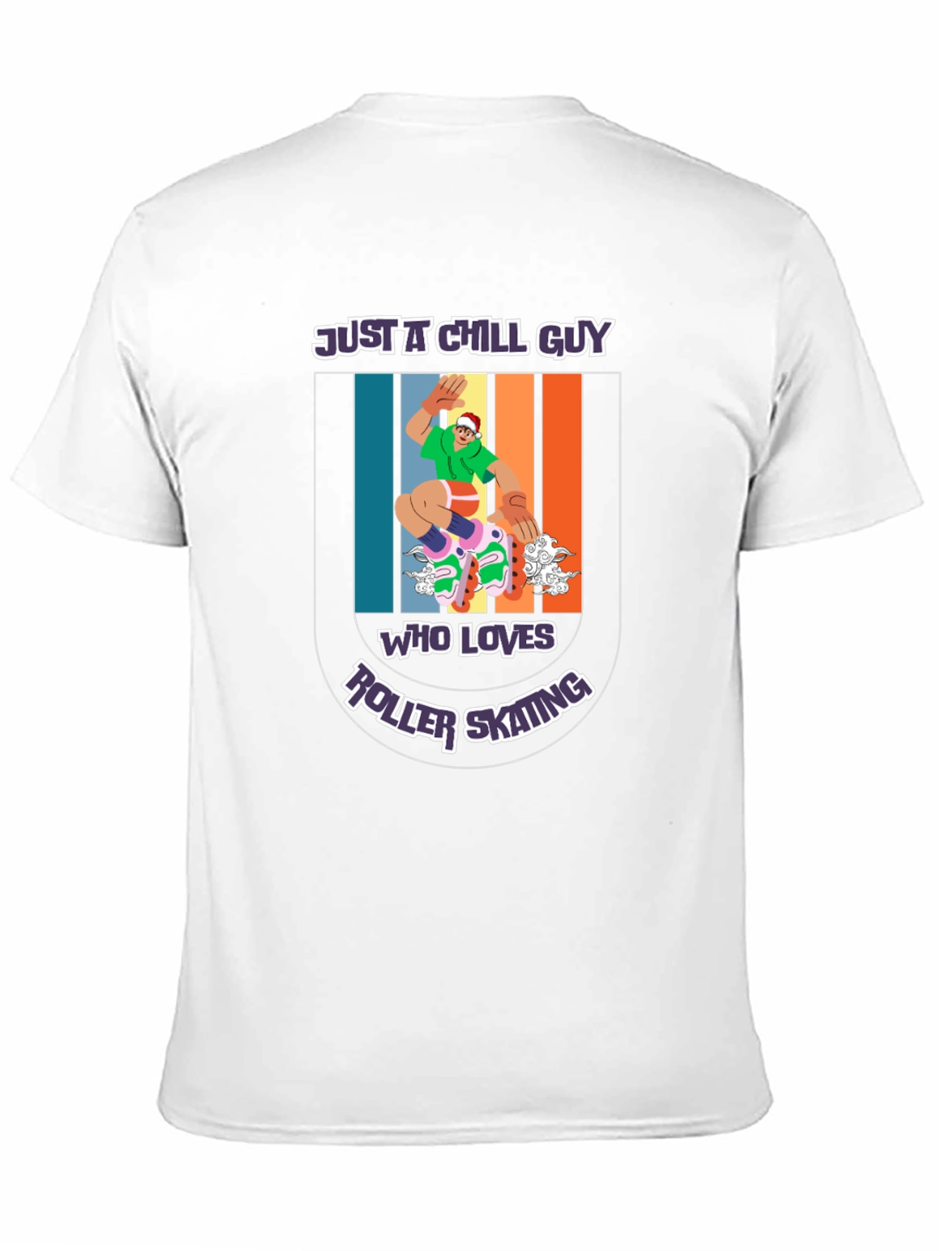 Chill Guy Roller Skating Graphic Tee