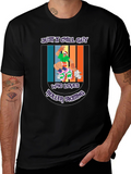 Chill Guy Roller Skating Graphic Tee