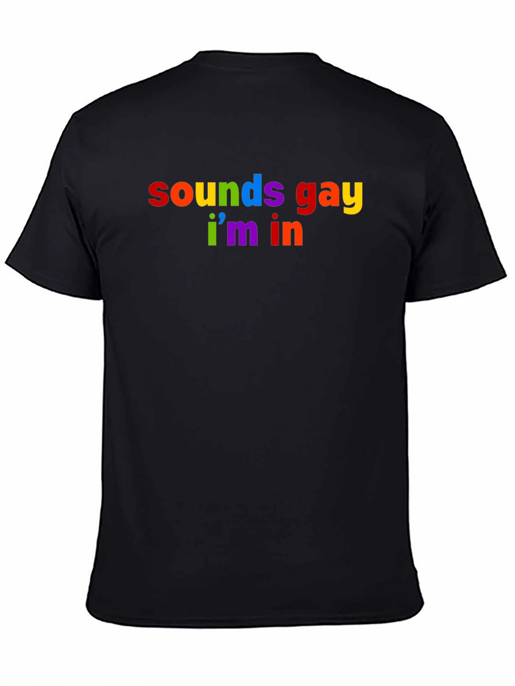 Sounds Gay Im In Rainbow T-Shirt