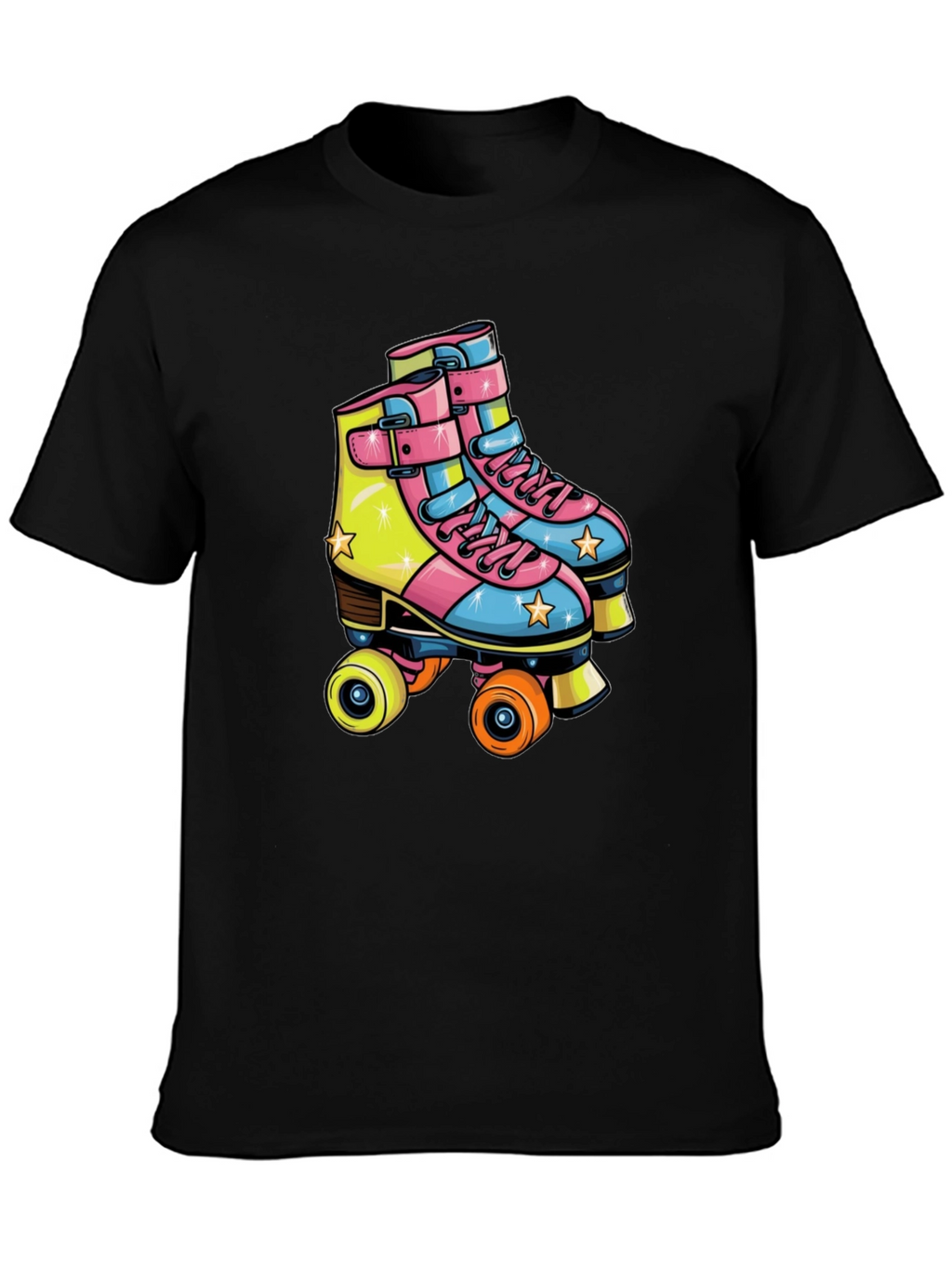 Retro Roller Skate Graphic Tee