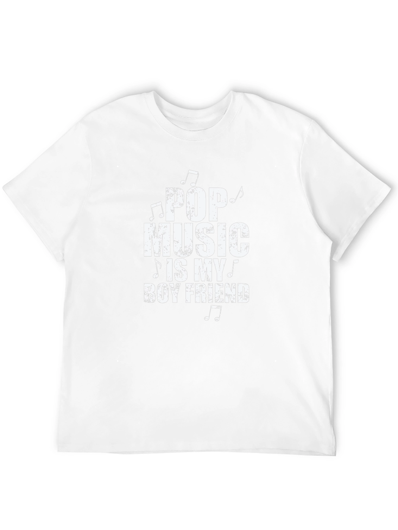 Pop Music is My Boyfriend T-Shirt - Black