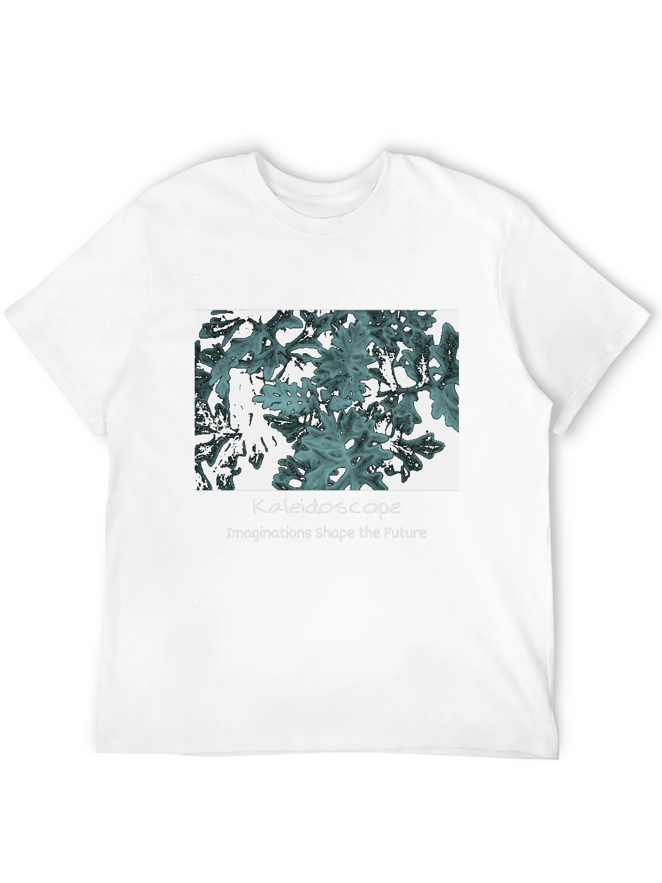 Kaleidoscope Graphic Tee: Imaginations Shape the Future T-Shirt