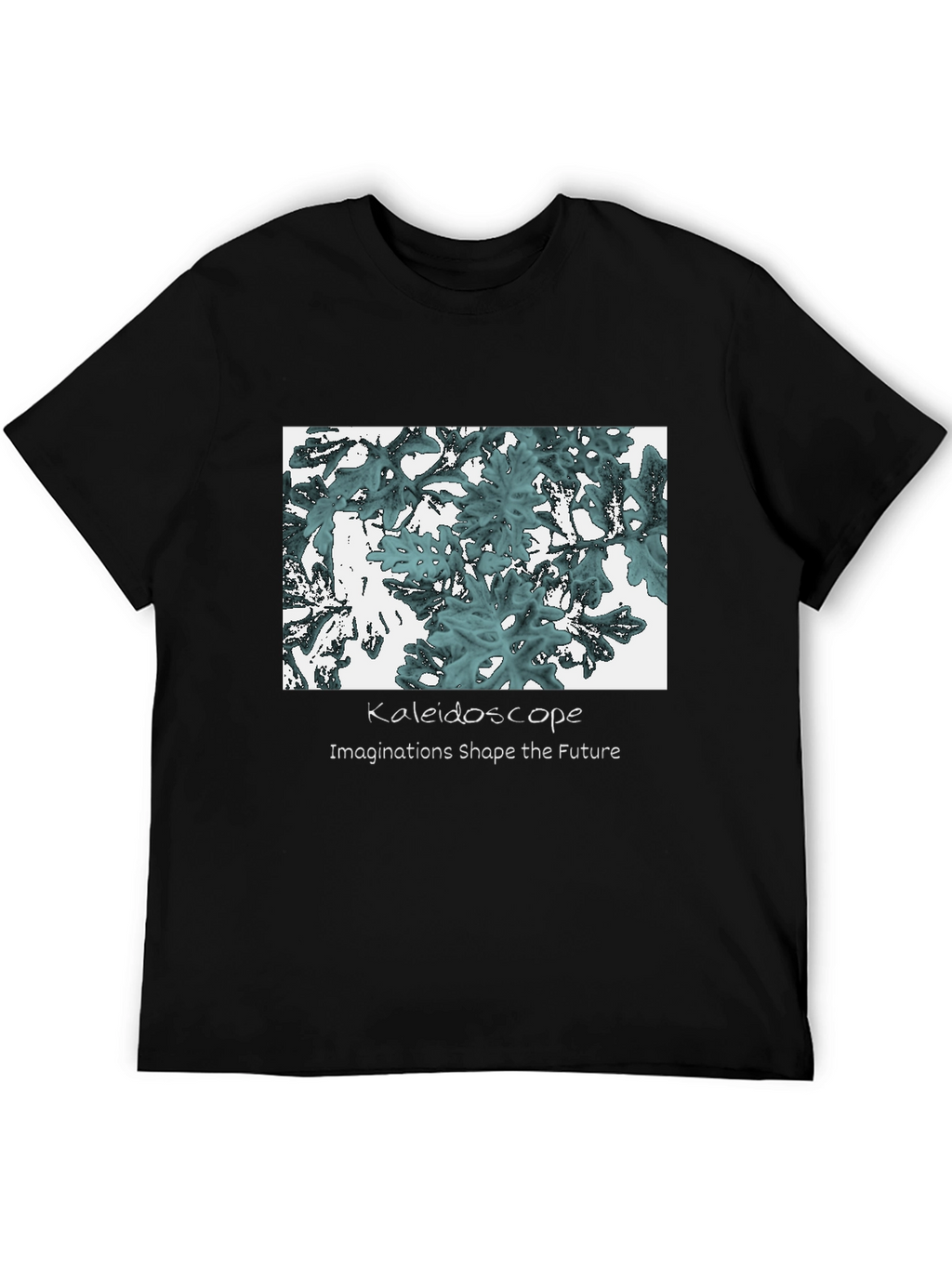 Kaleidoscope Graphic Tee: Imaginations Shape the Future T-Shirt