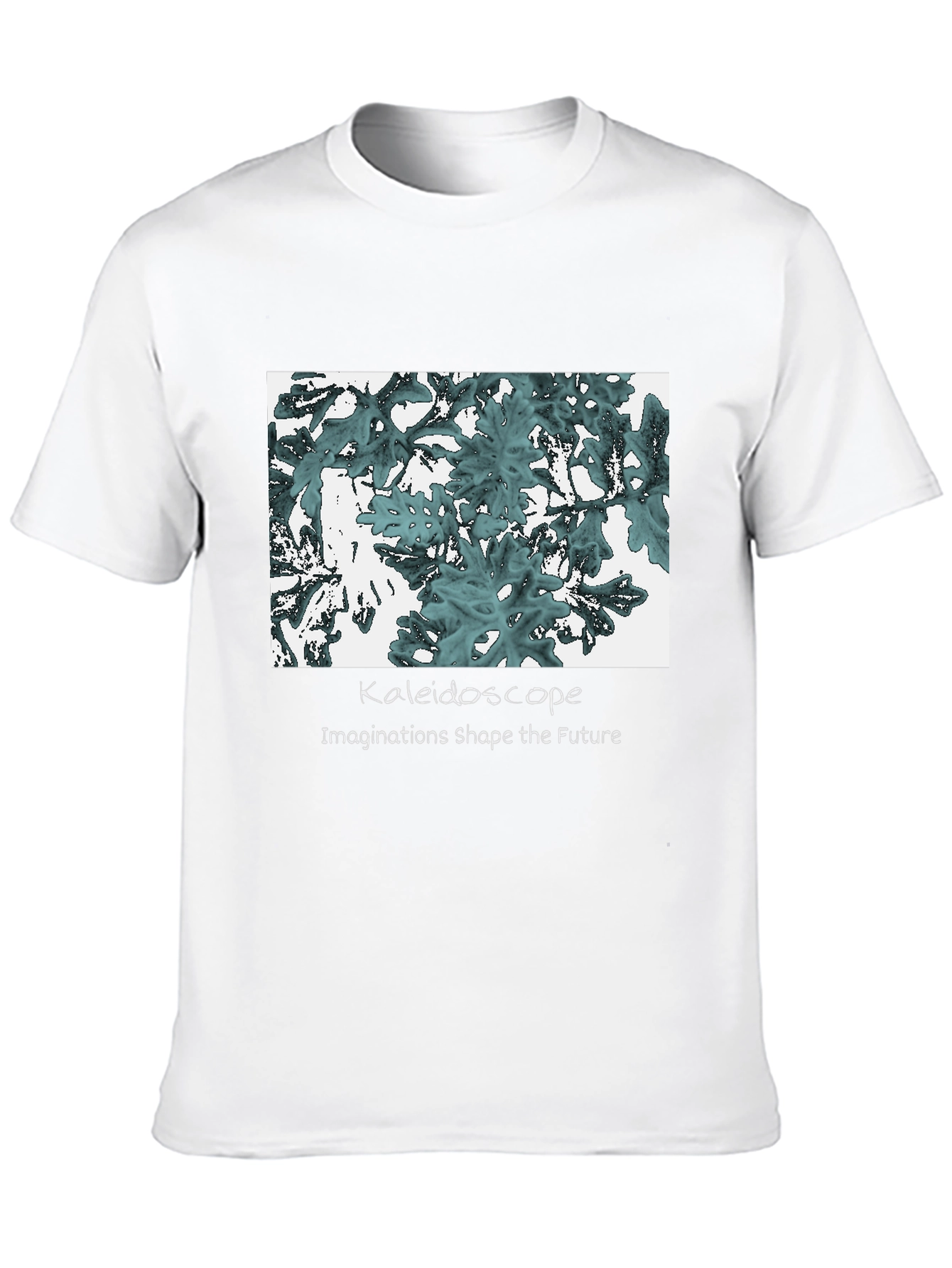 Kaleidoscope Graphic Tee: Imaginations Shape the Future T-Shirt