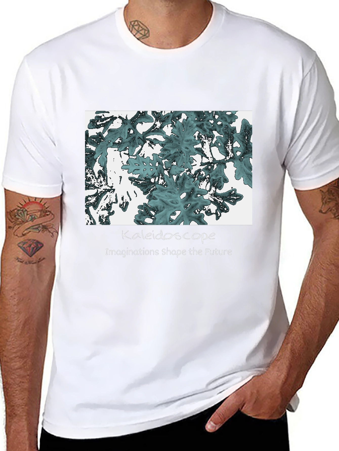 Kaleidoscope Graphic Tee: Imaginations Shape the Future T-Shirt