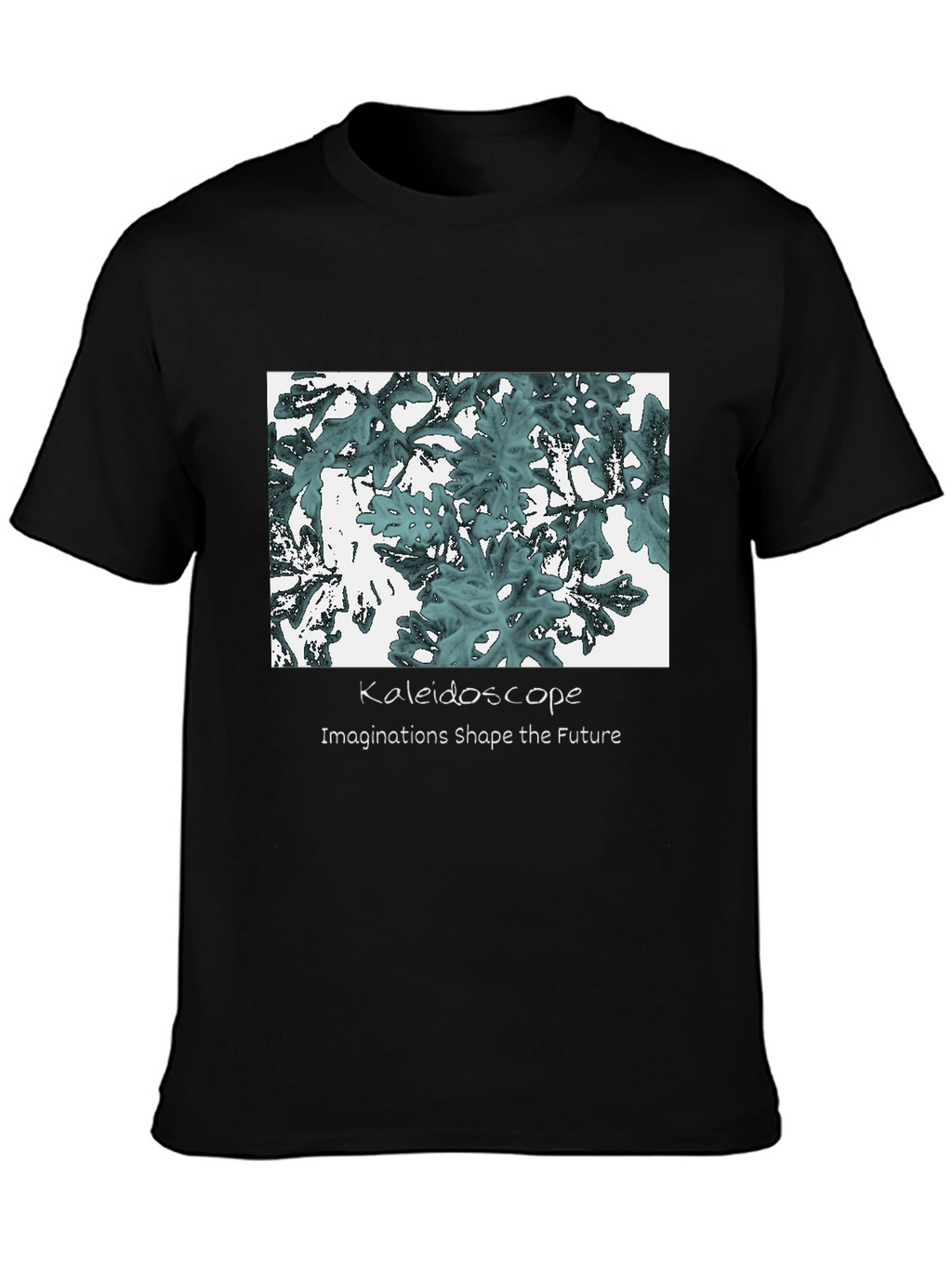 Kaleidoscope Graphic Tee: Imaginations Shape the Future T-Shirt