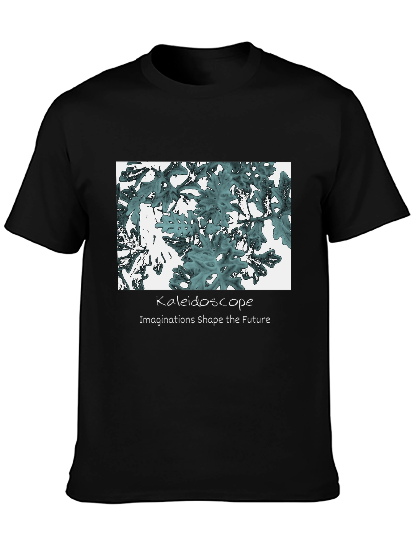 Kaleidoscope Graphic Tee: Imaginations Shape the Future T-Shirt