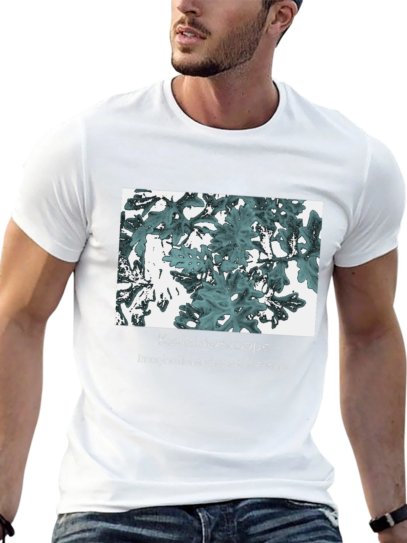 Kaleidoscope Graphic Tee: Imaginations Shape the Future T-Shirt